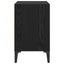 Natskab 2 pcs Sort eg 40 x 30 x 50 cm Konstrueret træ