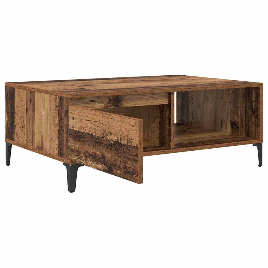 Sofabord Gammelt træ 90 x 60 x 35 cm Konstrueret træ