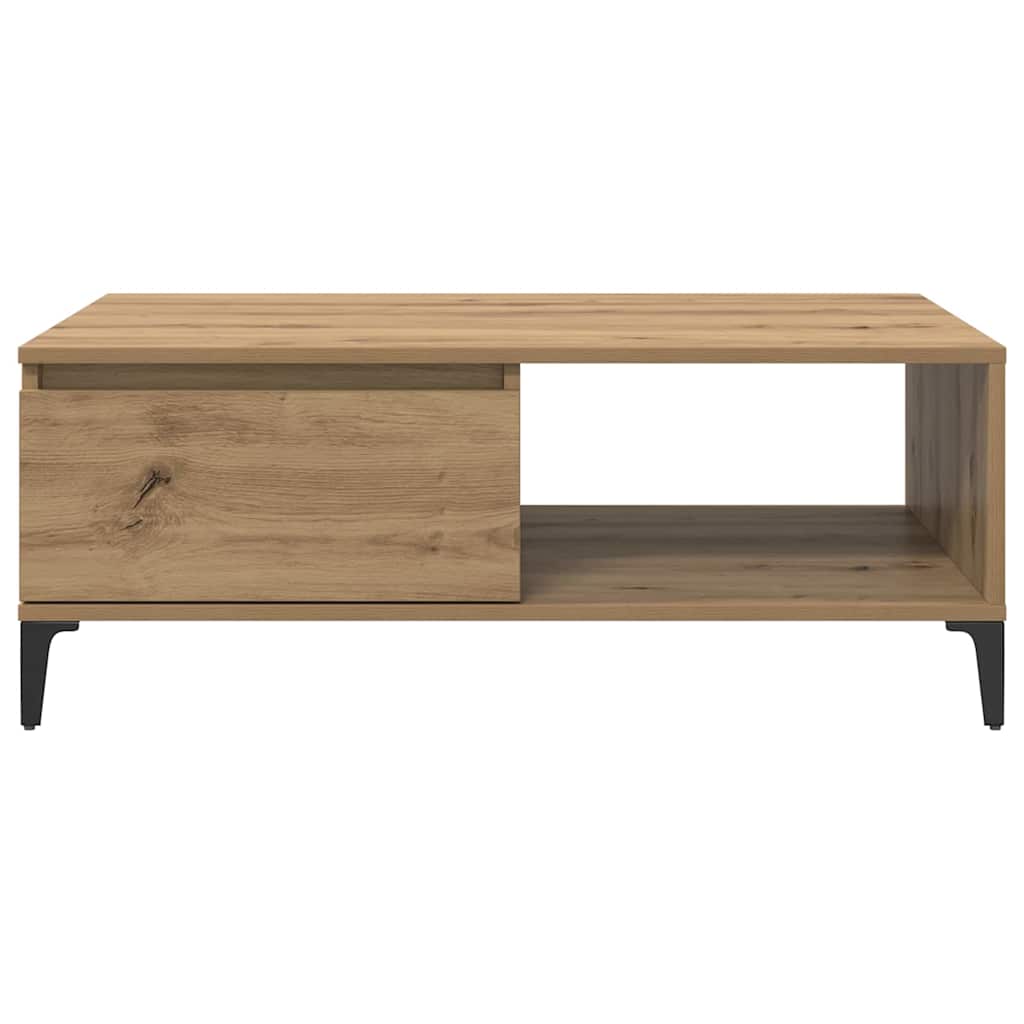 Sofabord artisan eg 90 x 60 x 35 cm Konstrueret træ
