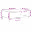Sofabord artisan eg 90 x 60 x 35 cm Konstrueret træ