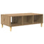 Sofabord Artisan Egetræ 102 x 55 x 35 cm Konstrueret træ