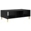 Sofabord Sort eg 102 x 55 x 35 cm Konstrueret træ