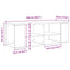 TV-møbelsæt Gammelt træ 102 x 35 x 35 cm Konstrueret træ