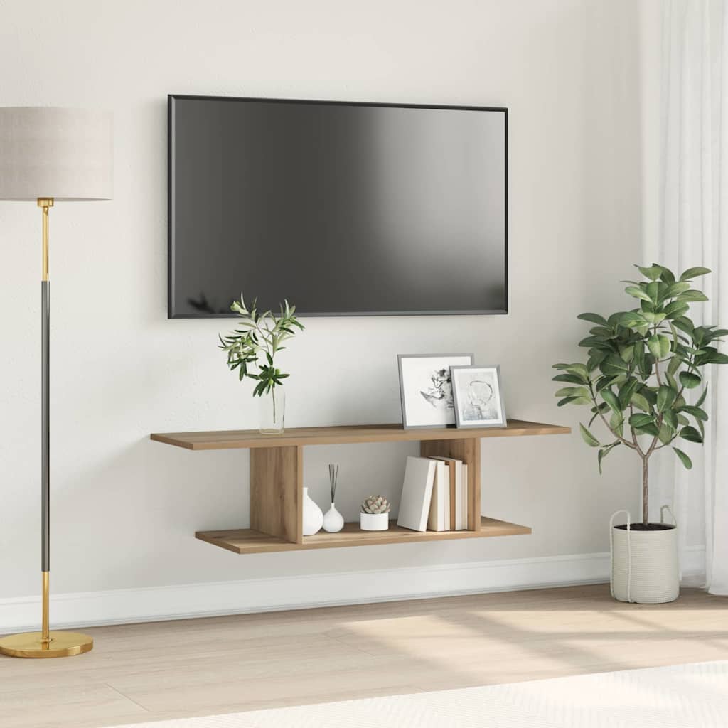 TV-møbelsæt 102 x 35 x 35 cm Artisan Egetræ Konstrueret træ
