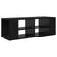 TV-møbelsæt Sort eg 102 x 35 x 35 cm Konstrueret træ