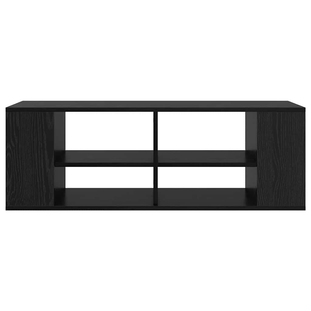 TV-møbelsæt Sort eg 102 x 35 x 35 cm Konstrueret træ