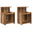 Natskab 2 pcs Gammelt træ 40 x 35 x 60 cm Konstrueret træ