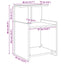 Natskab 2 pcs Gammelt træ 40 x 35 x 60 cm Konstrueret træ