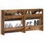 Sko skab 2 pcs Gammelt træ 60 x 18 x 60 cm Konstrueret træ