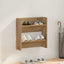 Sko skab 60 x 18 x 60 cm Konstrueret træ Artisan Egetræ