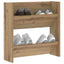 Sko skab 60 x 18 x 60 cm Konstrueret træ Artisan Egetræ