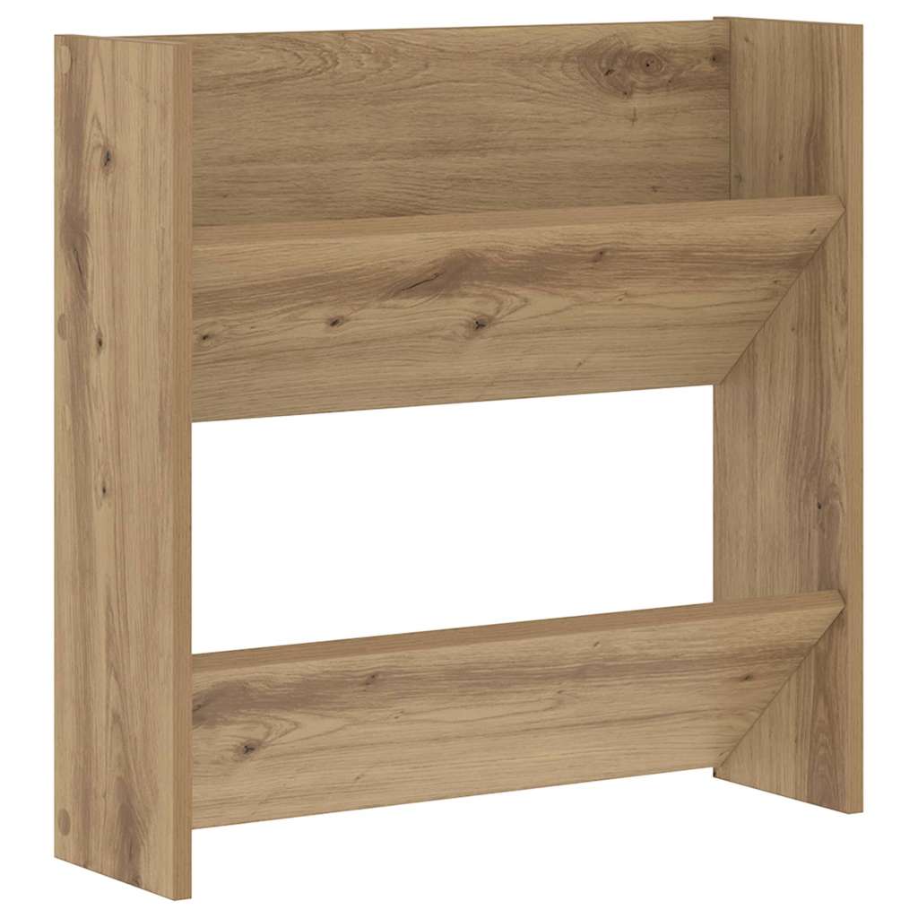 Sko skab 2 stk. 60 x 18 x 60 cm Konstrueret træ Artisan Egetræ