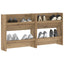 Sko skab 2 stk. 60 x 18 x 60 cm Konstrueret træ Artisan Egetræ