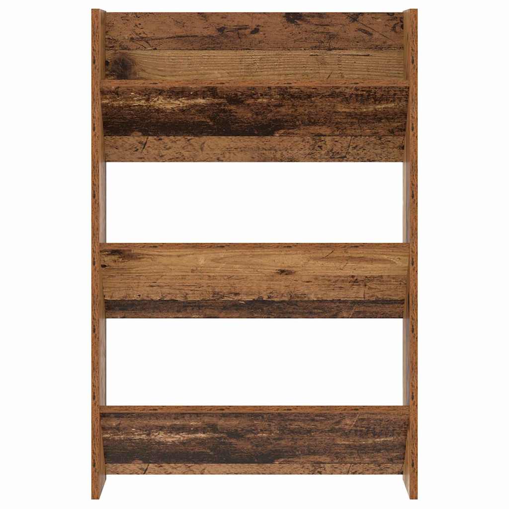Sko skab 2 pcs Gammelt træ 60 x 18 x 90 cm Konstrueret træ