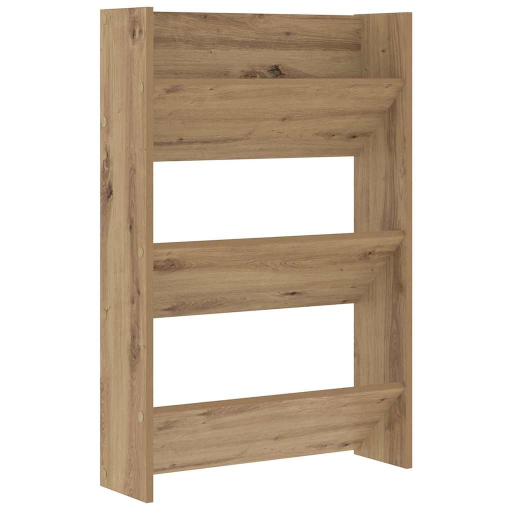 Sko skab 60 x 18 x 90 cm Konstrueret træ Artisan Egetræ