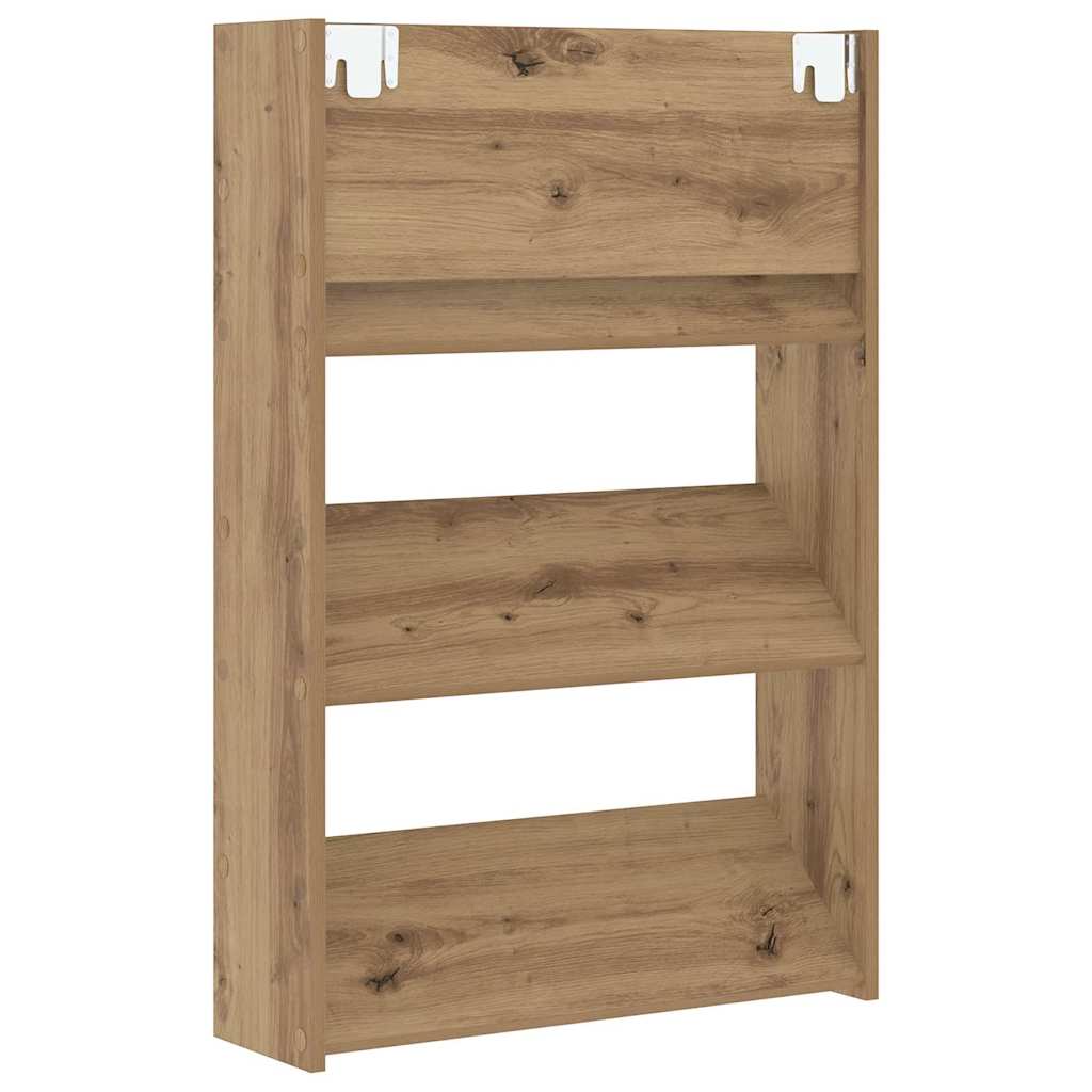 Sko skab 2 stk. 60 x 18 x 90 cm Konstrueret træ Artisan Egetræ