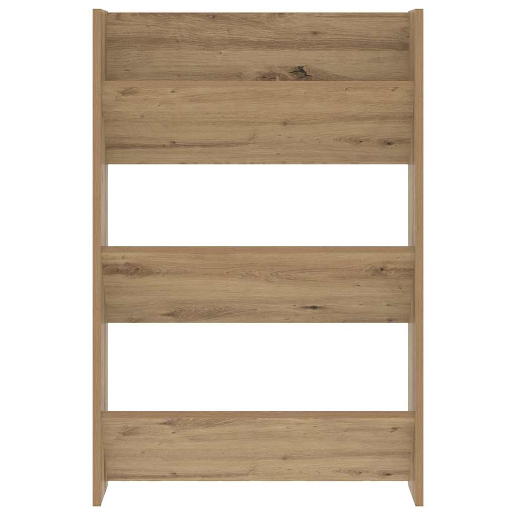 Sko skab 2 stk. 60 x 18 x 90 cm Konstrueret træ Artisan Egetræ
