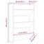 Sko skab 2 pcs Sort eg 60 x 18 x 90 cm Konstrueret træ