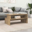 Sofabord Artisan Egetræ 90 x 55 x 42,5 cm Konstrueret træ