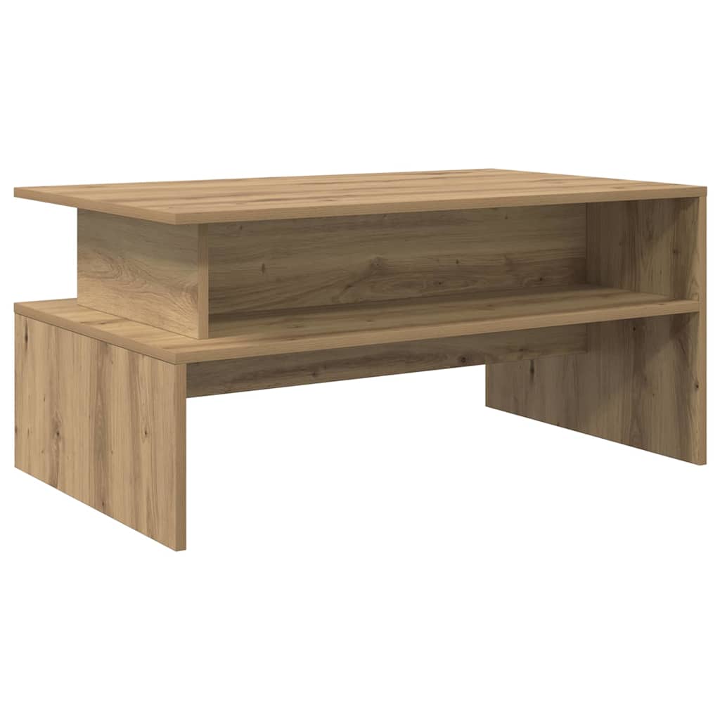 Sofabord Artisan Egetræ 90 x 55 x 42,5 cm Konstrueret træ