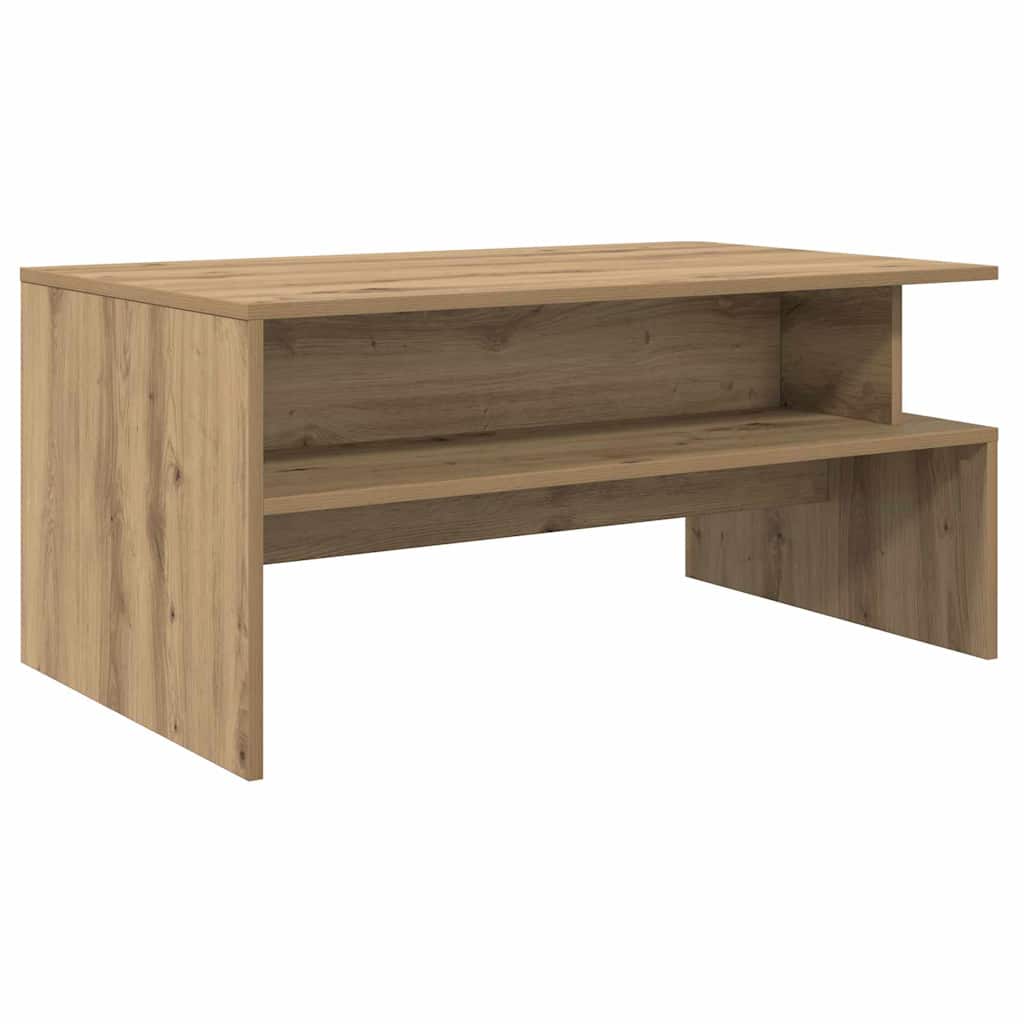 Sofabord Artisan Egetræ 90 x 55 x 42,5 cm Konstrueret træ