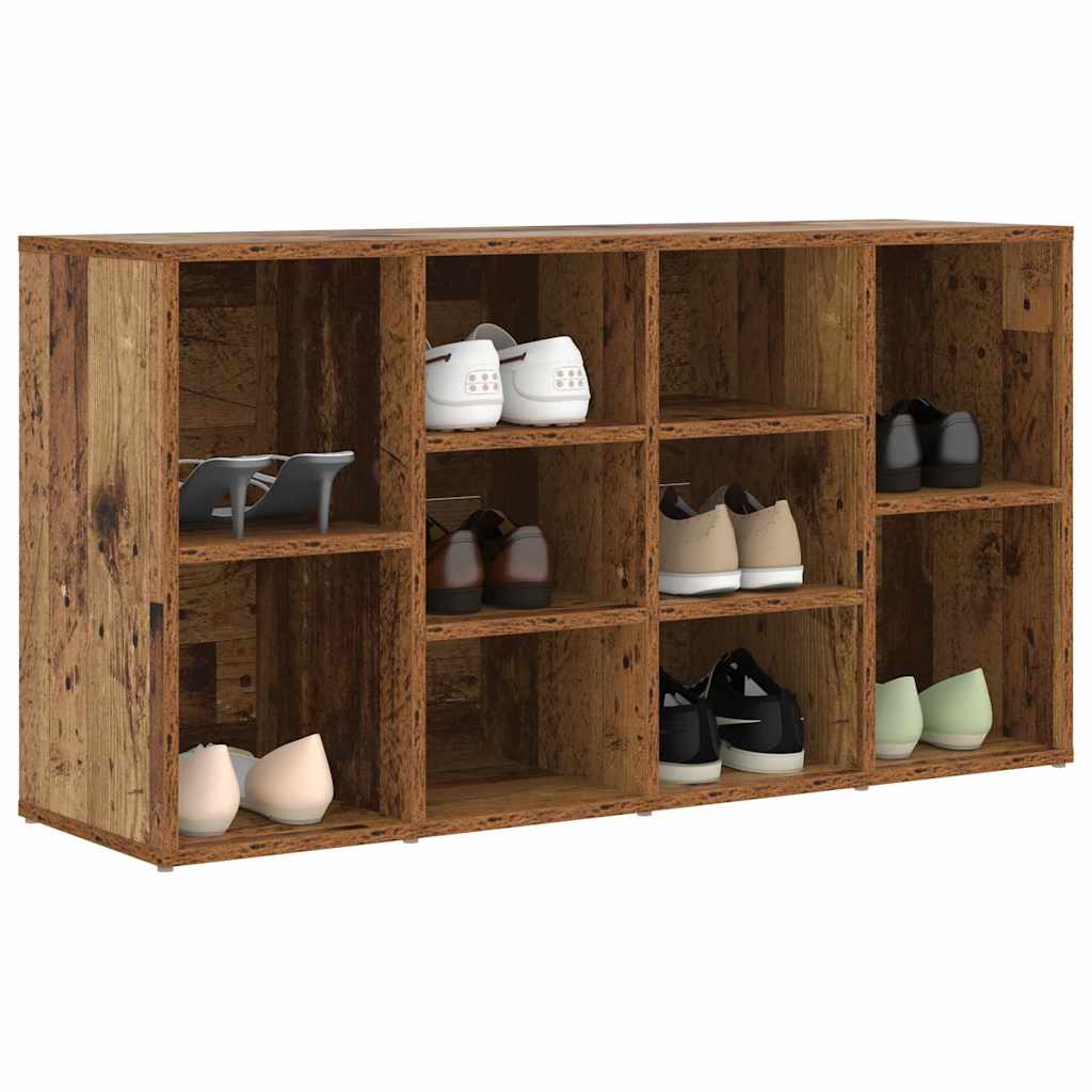 Sko bænk Gammelt træ 103 x 30 x 54,5 cm Konstrueret træ