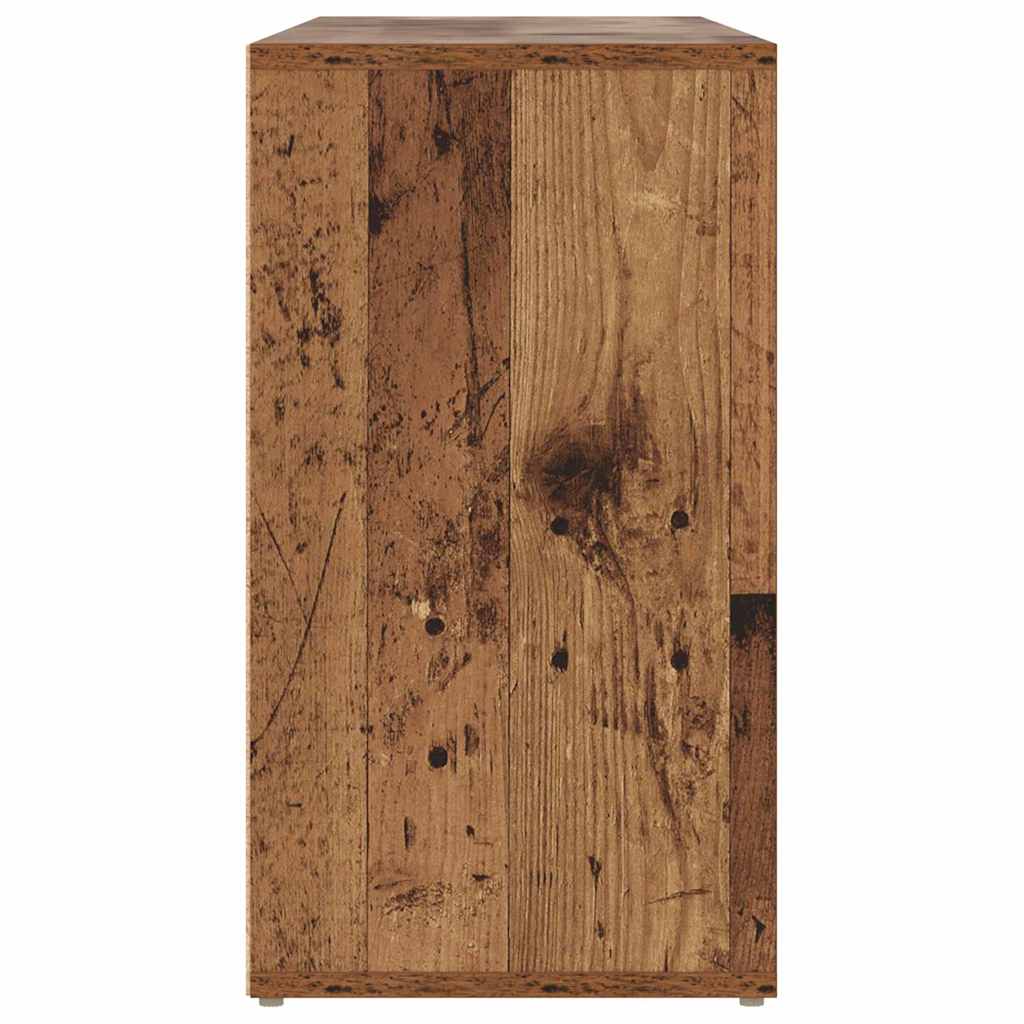 Sko bænk Gammelt træ 103 x 30 x 54,5 cm Konstrueret træ