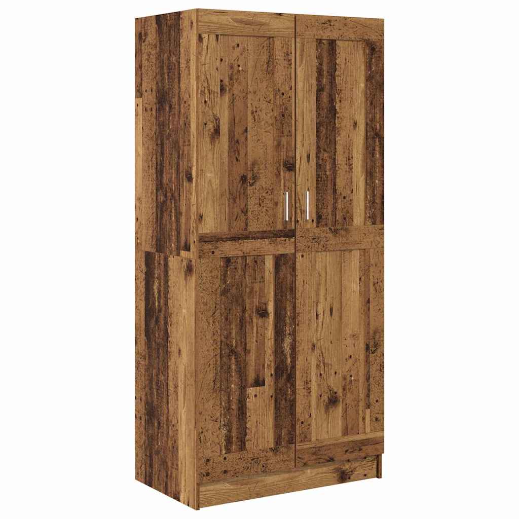 Garderobeskab Gammelt træ 82,5 x 51,5 x 180 cm Konstrueret træ
