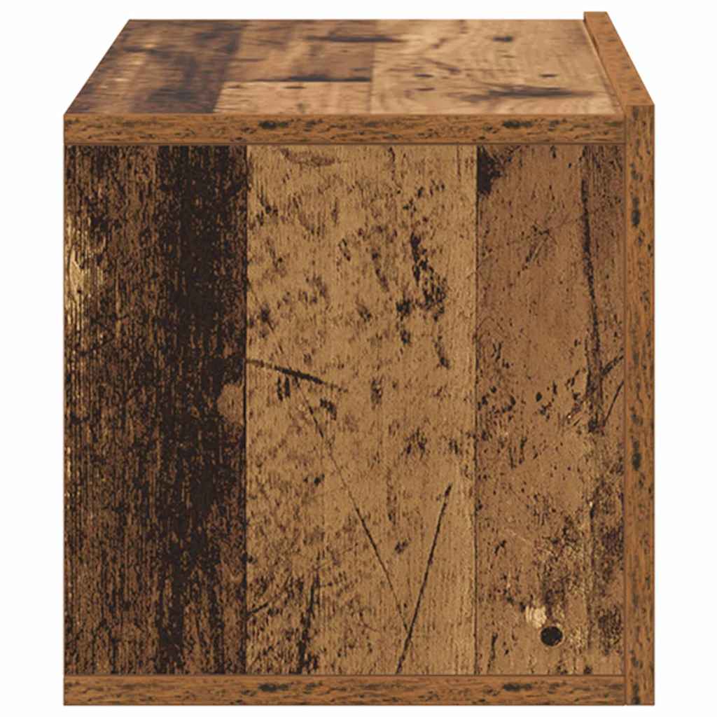 TV-møbelsæt Vægmonteret Brun 60 x 30 x 30 cm Konstrueret træ