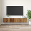 TV-møbelsæt 3 pcs Brun 60 x 30 x 30 cm Konstrueret træ