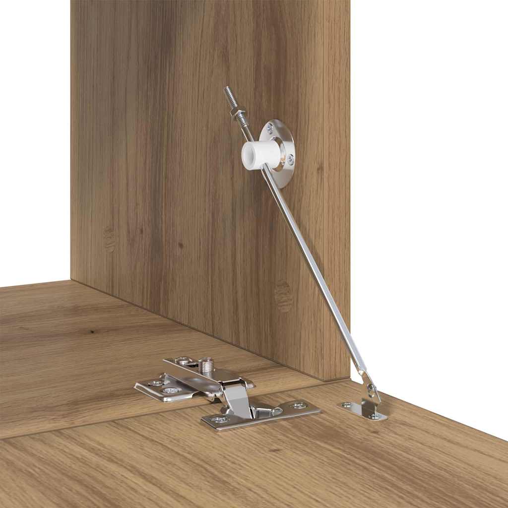 TV-møbelsæt 3 stk. Brun Konstrueret træ
