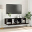 TV-møbelsæt 2 pcs Sort 60 x 30 x 30 cm Konstrueret træ