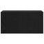 TV-møbelsæt 2 pcs Sort 60 x 30 x 30 cm Konstrueret træ