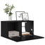 TV-møbelsæt 2 pcs Sort 60 x 30 x 30 cm Konstrueret træ
