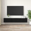 TV-møbelsæt 3 pcs Sort 60 x 30 x 30 cm Konstrueret træ