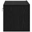 TV-møbelsæt 3 pcs Sort 60 x 30 x 30 cm Konstrueret træ