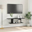 TV-møbelsæt Vægmonteret Sort 103 x 30 x 26,5 cm Konstrueret træ