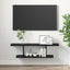 TV-møbelsæt Vægmonteret Sort 103 x 30 x 26,5 cm Konstrueret træ