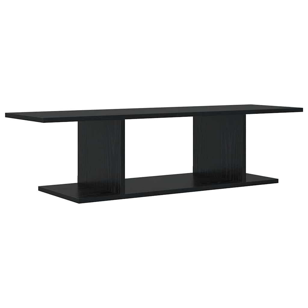 TV-møbelsæt Vægmonteret Sort 103 x 30 x 26,5 cm Konstrueret træ
