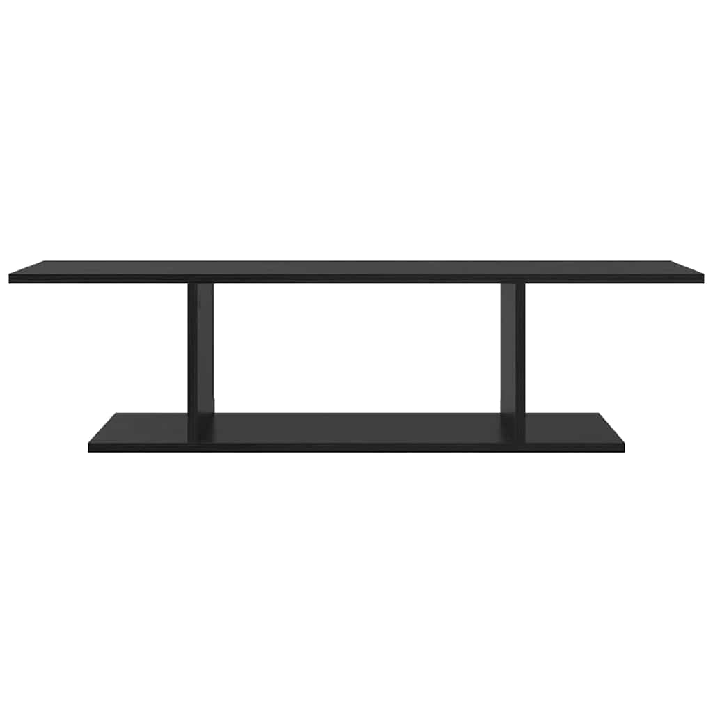 TV-møbelsæt Vægmonteret Sort 103 x 30 x 26,5 cm Konstrueret træ
