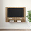 TV-møbelsæt 120 x 23,5 x 90 cm Artisan Egetræ Konstrueret træ