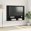 TV-møbelsæt Sort eg 120 x 23,5 x 90 cm Konstrueret træ