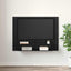 TV-møbelsæt Sort eg 120 x 23,5 x 90 cm Konstrueret træ