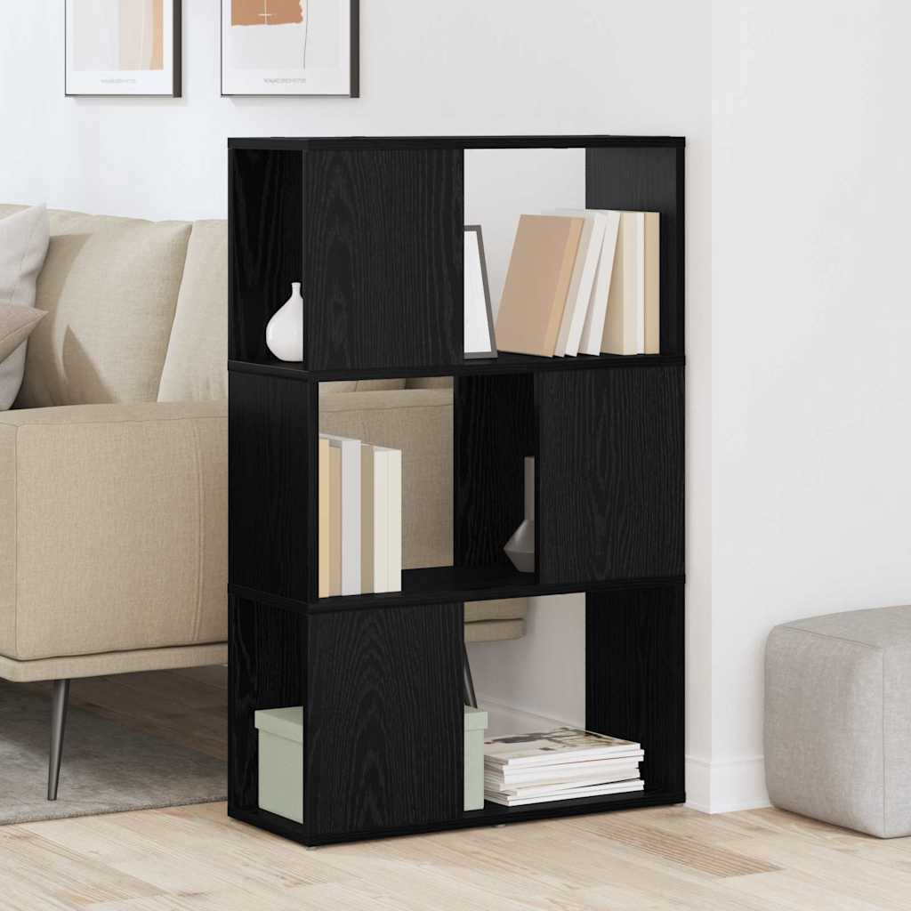 TV-møbelsæt Vægmonteret Sort 60 x 24 x 94,5 cm Konstrueret træ
