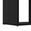 TV-møbelsæt Vægmonteret Sort 60 x 24 x 125,5 cm Konstrueret træ