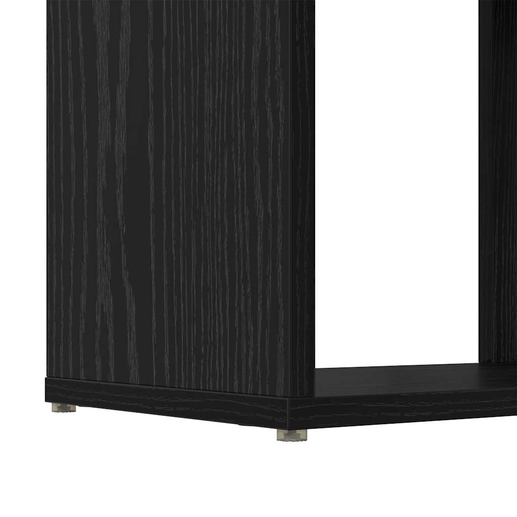 TV-møbelsæt Vægmonteret Sort 60 x 24 x 125,5 cm Konstrueret træ