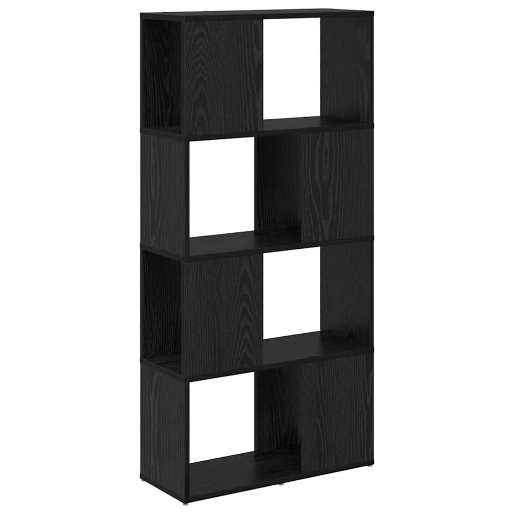 TV-møbelsæt Vægmonteret Sort 60 x 24 x 125,5 cm Konstrueret træ