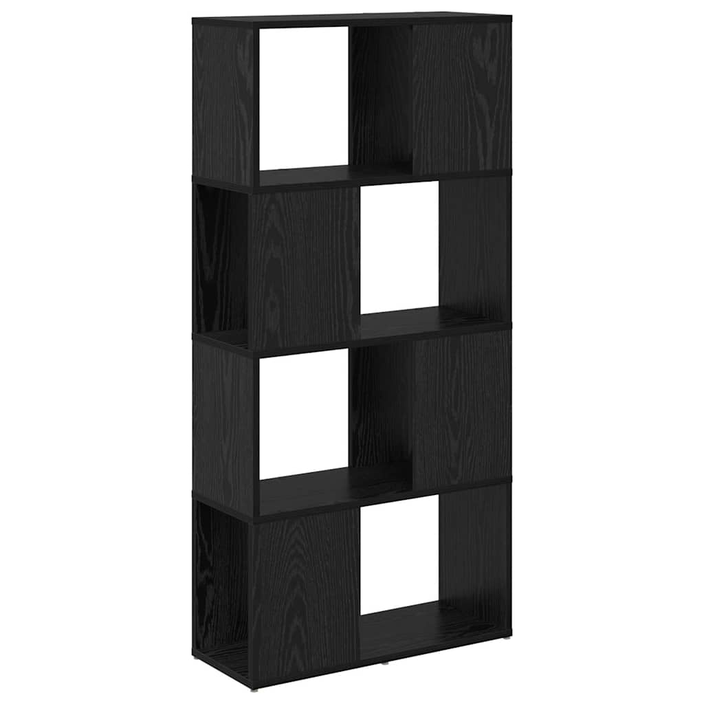 TV-møbelsæt Vægmonteret Sort 60 x 24 x 125,5 cm Konstrueret træ
