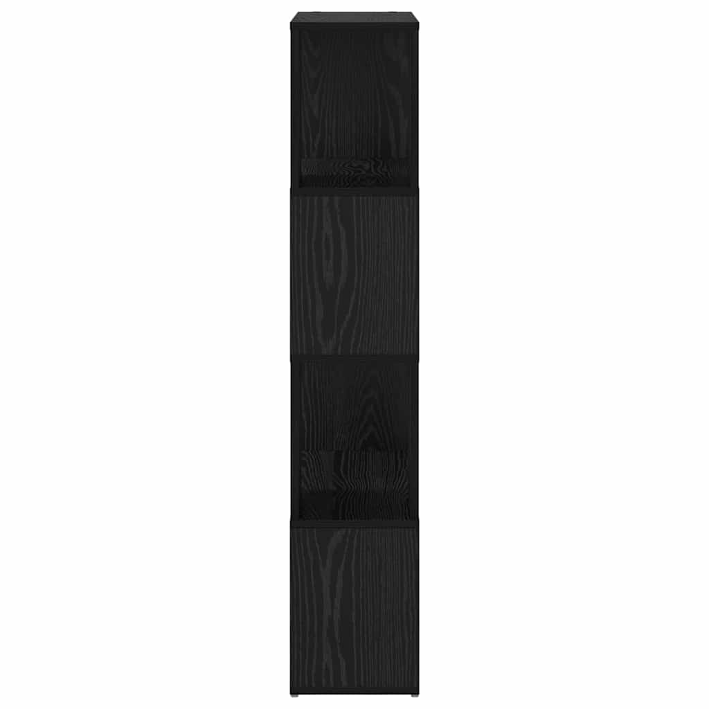 TV-møbelsæt Vægmonteret Sort 60 x 24 x 125,5 cm Konstrueret træ
