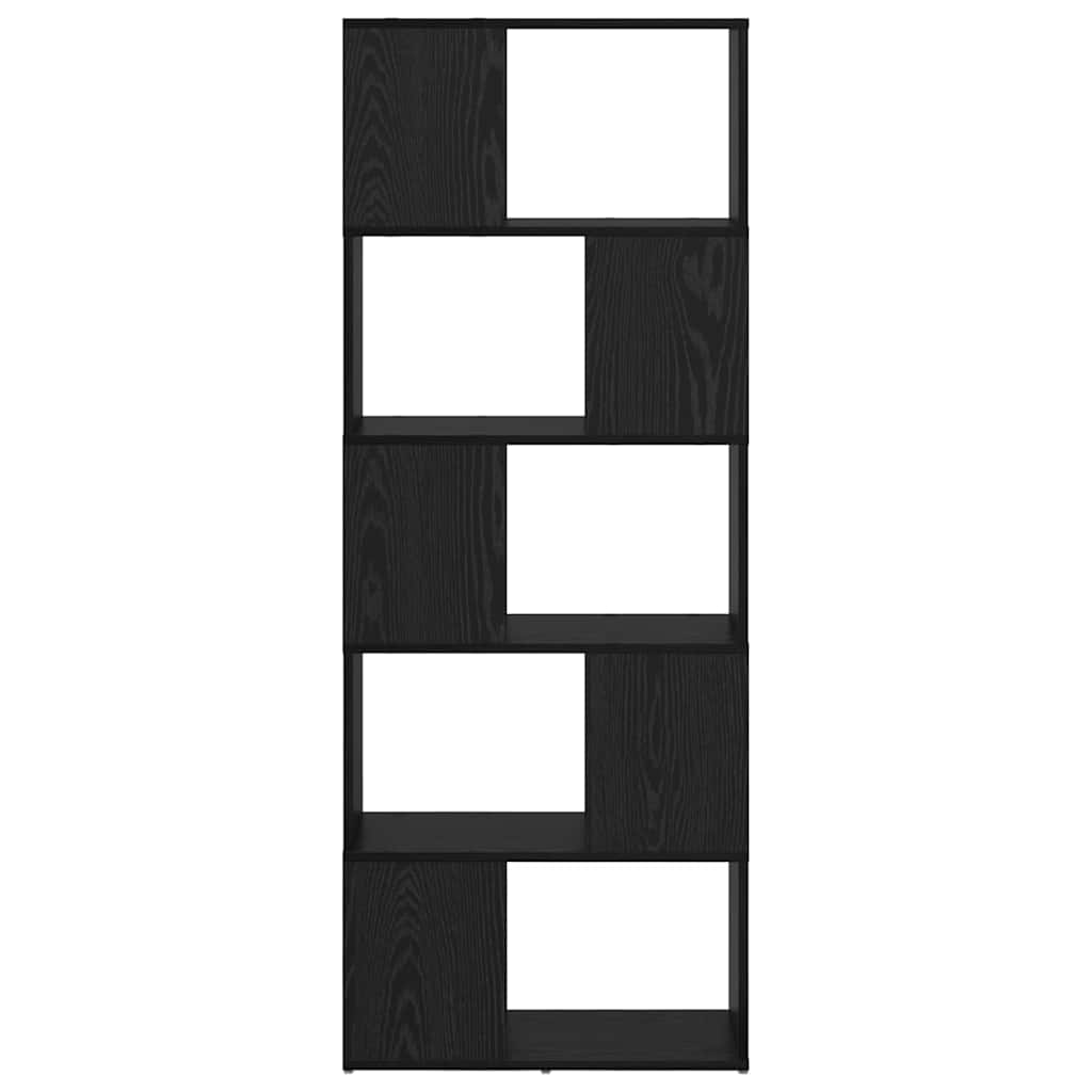 TV-møbelsæt Vægmonteret Sort 60 x 24 x 156 cm Konstrueret træ